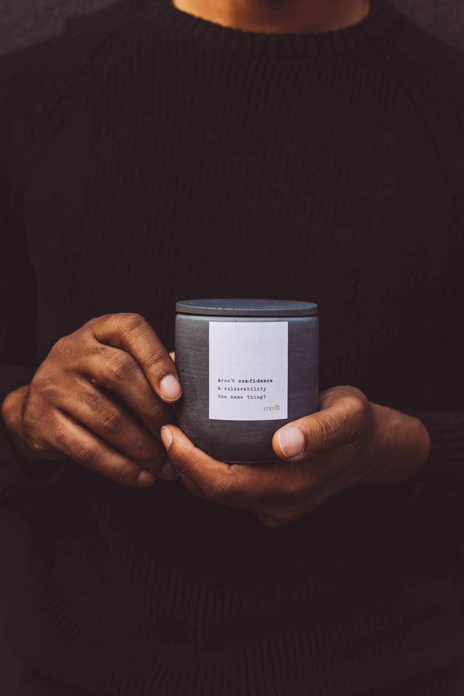 
                  
                    CON·FI·DENCE CANDLE
                  
                